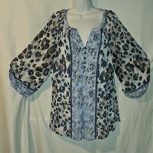 Dressbarn Sheer Lined Tunic